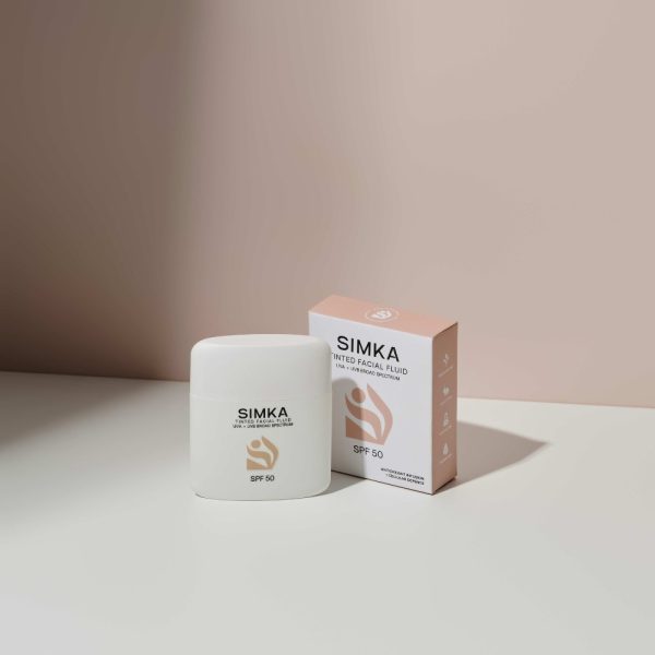 Simka Tinted Facial Fluid SPF50 - Image 2