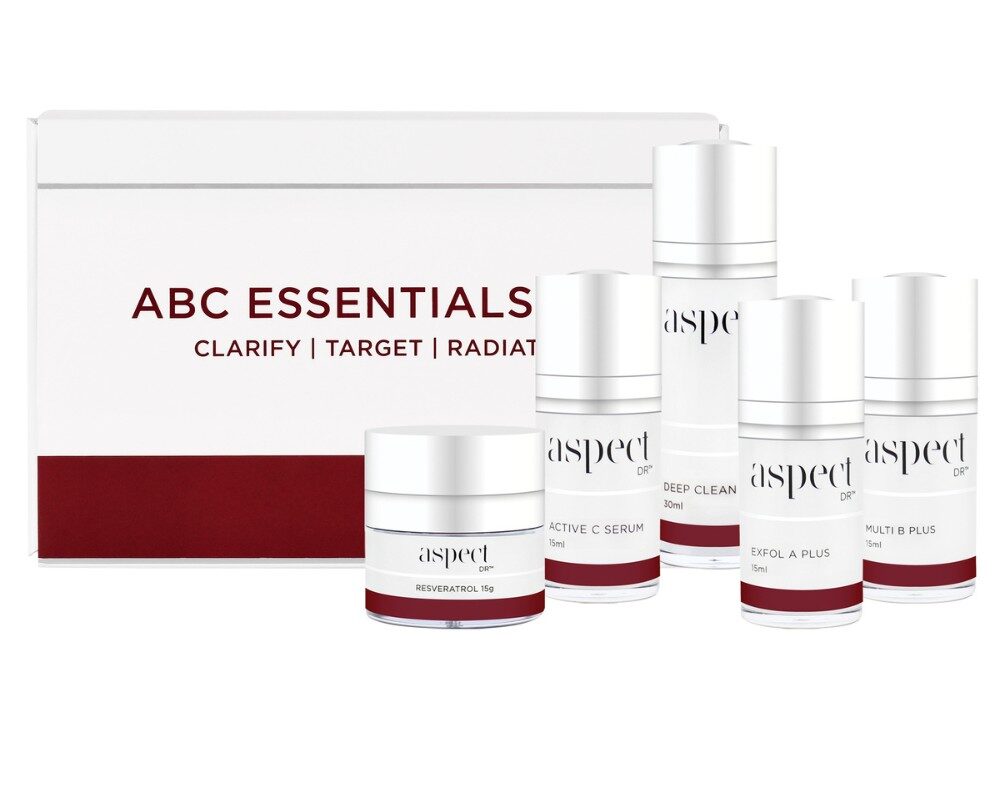 image of aspect dr abc essentials kit and all included products