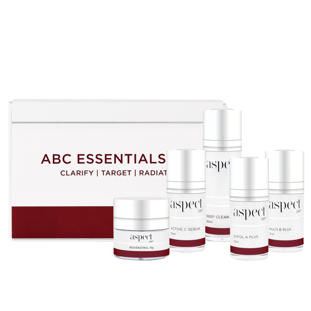 image of aspect dr abc essentials kit and all included products