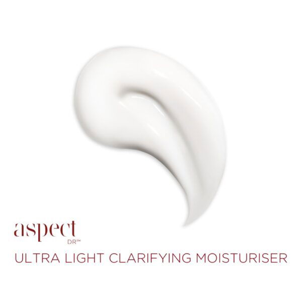 product swatch of aspect dr ultra light clarifying moisturiser