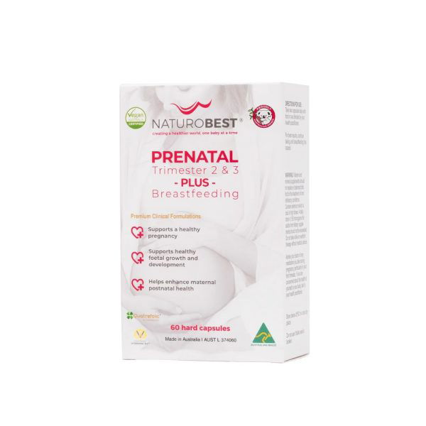naturobest prenatal trimester 2 and 3 plus breastfeeding