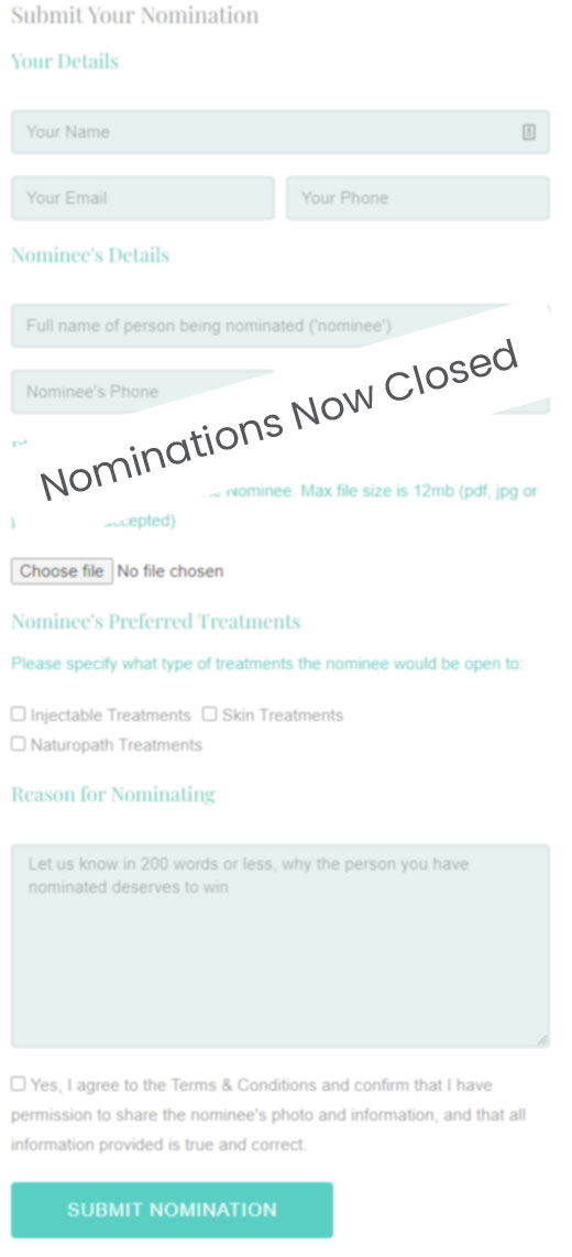 Notification that entries now closed