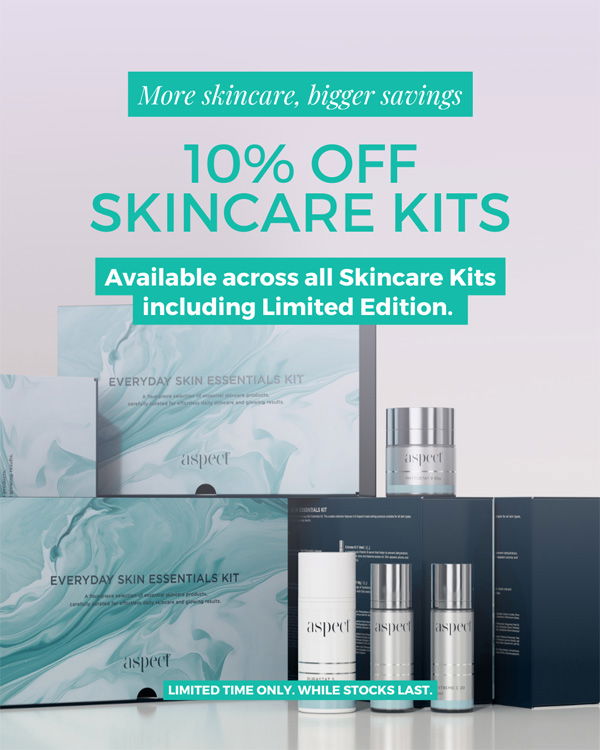 10% off our expertly curated Skincare Kits promotion details